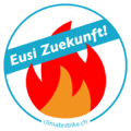 Klimastreik Sticker Eusi Zuekunft.png